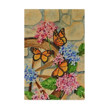 Charlsie Kelly 'Malachite Butterflies' Canvas Art,12x19